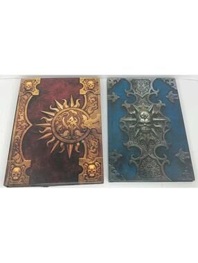 2 Warhammer Hardback books - The Art of Warhammer Online & Prelude To War